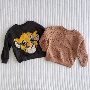 DISNEY The Lion King ZARA Toddler Sweatshirt sz 2-3T